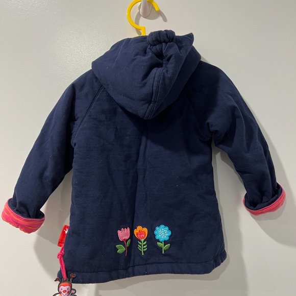 Sigikid Baby Girl Reversible Zip Jacket 18-24M - Picture 3 of 4